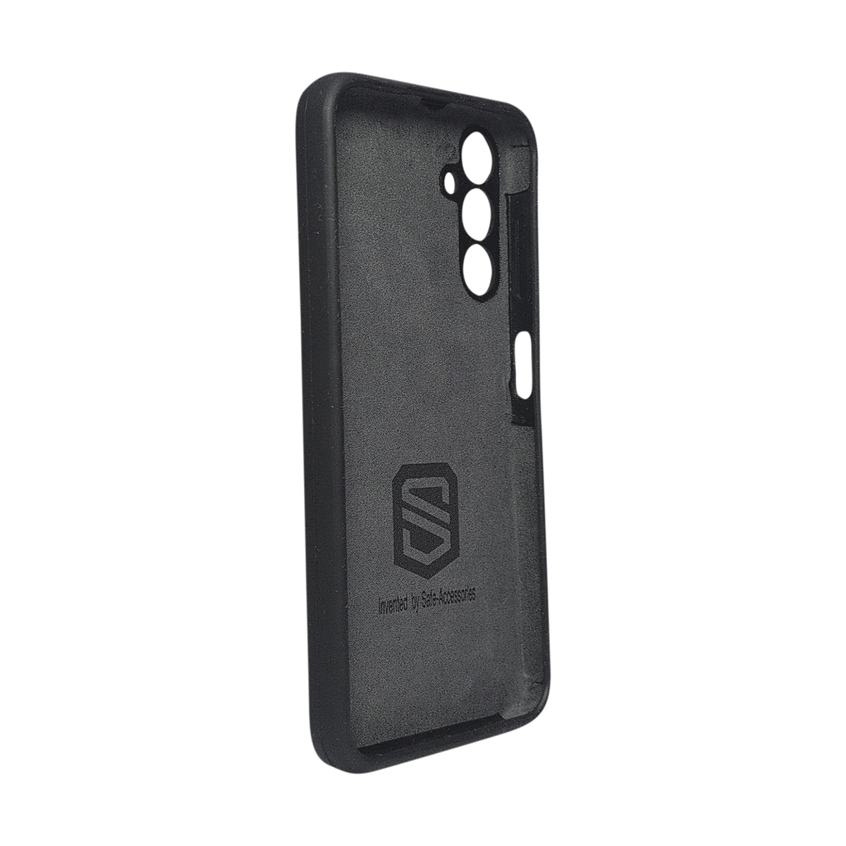 inside side view of phone case for Samsung A24 anti EMF black case