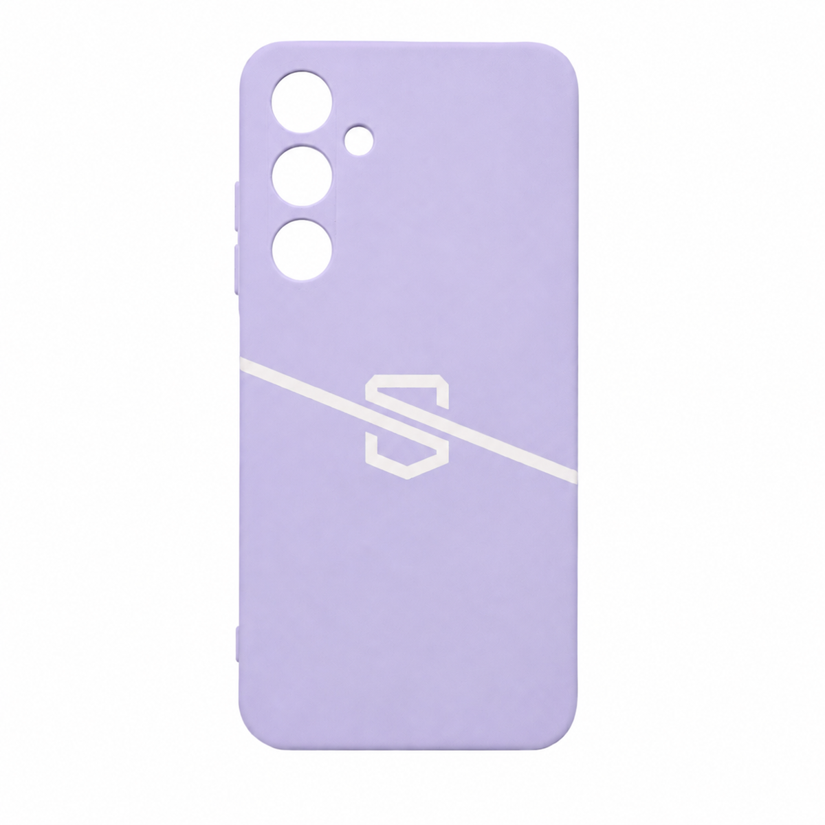 Purple Samsung Galaxy A34 EMF protection case rear view