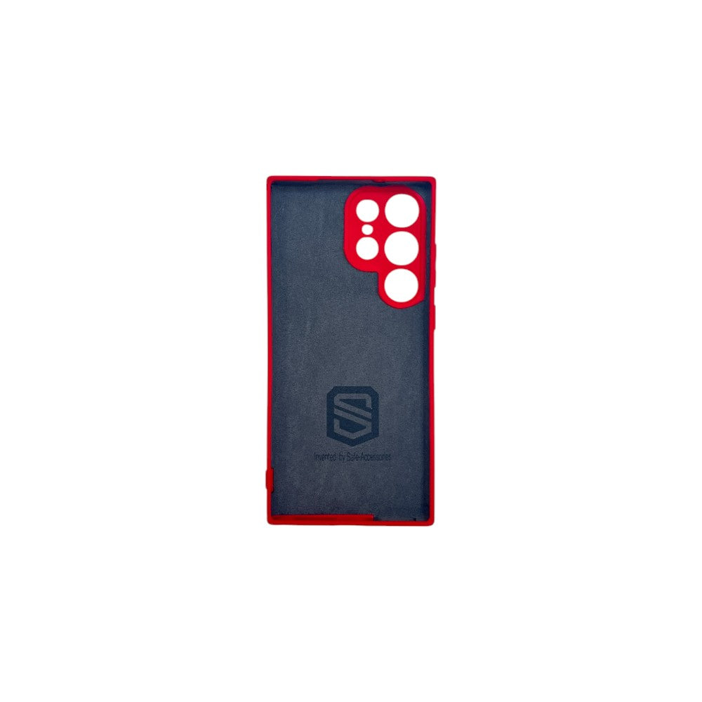 Samsung Galaxy S23 Ultra Red Front View Safe-Case with Anti-radiation EMF protection - Safe-Accessories