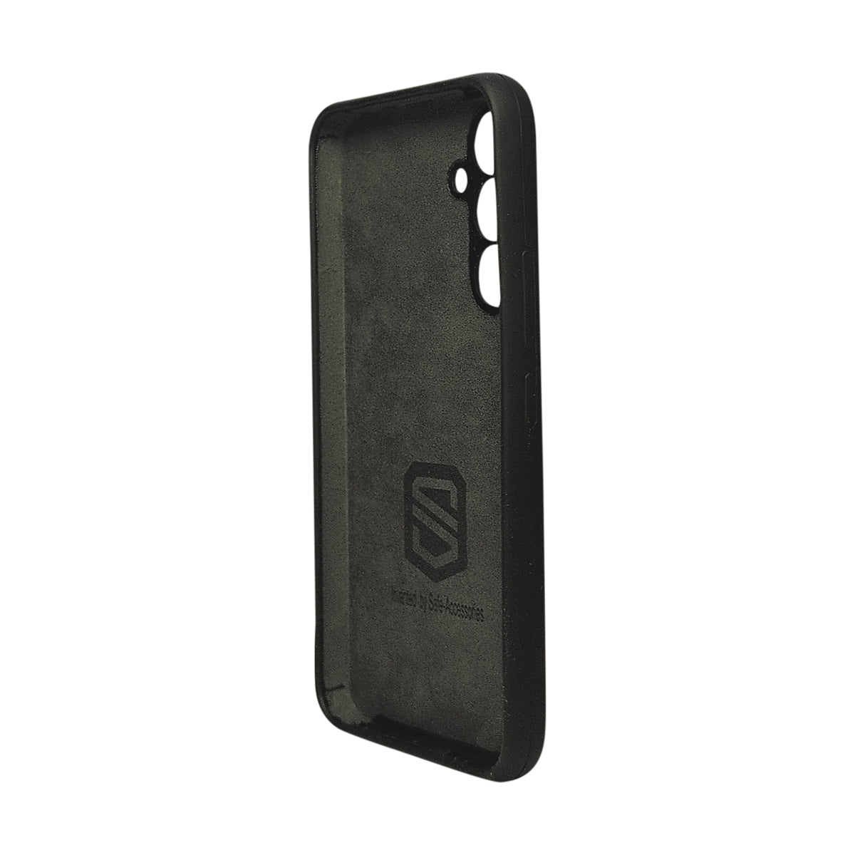 Black Samsung Galaxy A54 EMF protection case interior side view