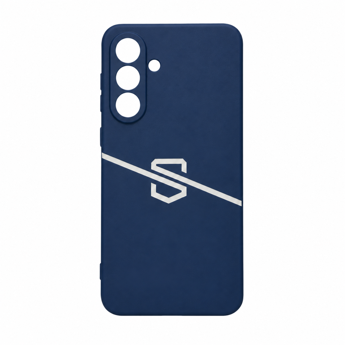 Samsung Galaxy A57 Safe Case dark blue anti-radiation phone case front view