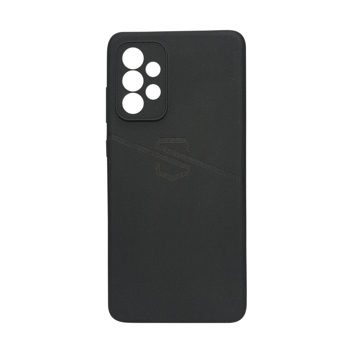 Black Samsung Galaxy A72 Safe-Case EMF protection phone case rear view