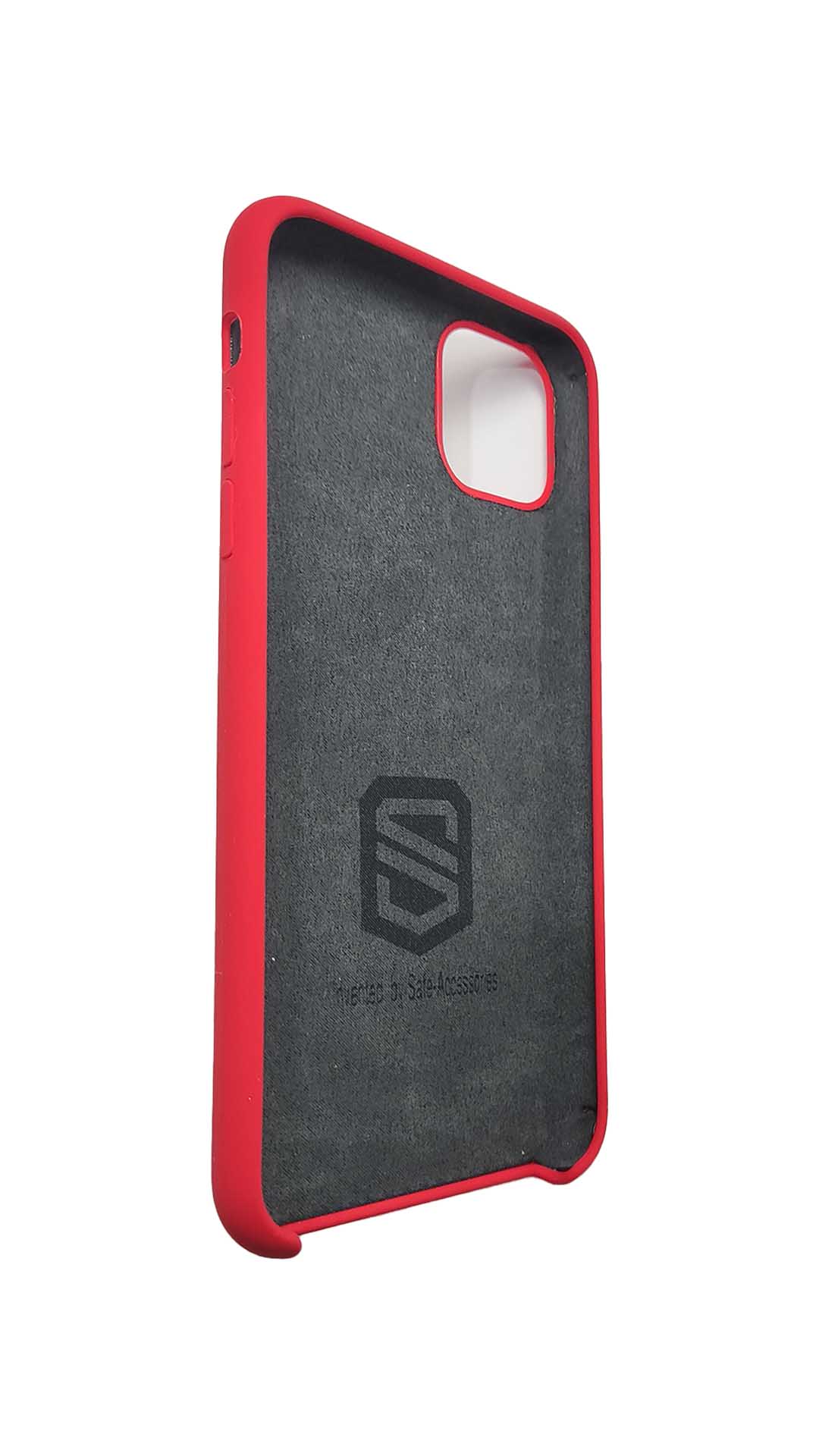 Inside view of Red Safe-Case for iPhone 11 Pro Max with Anti-radiation EMF protection