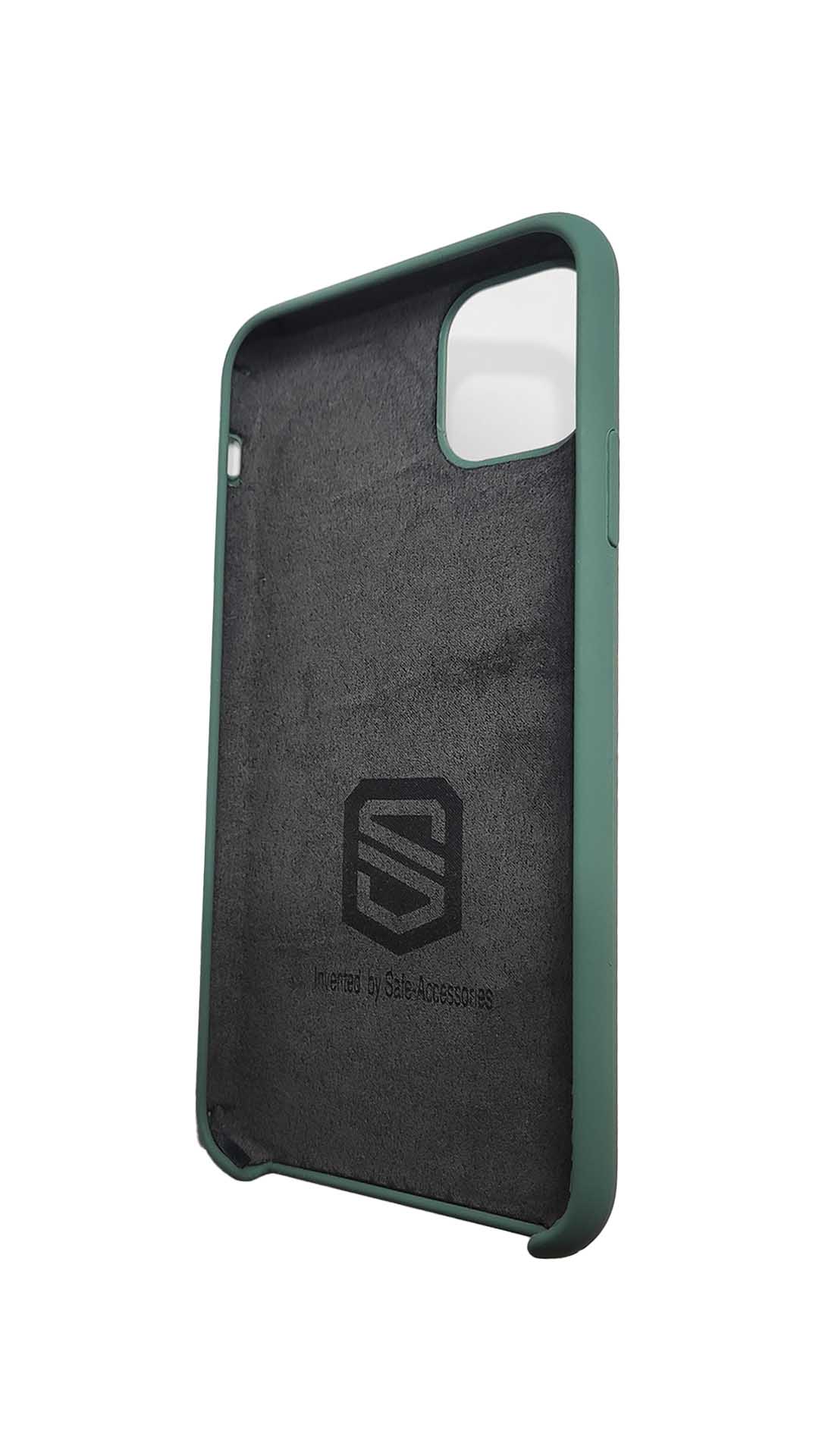Inside view of Green Safe-Case for iPhone 11 Pro Max
