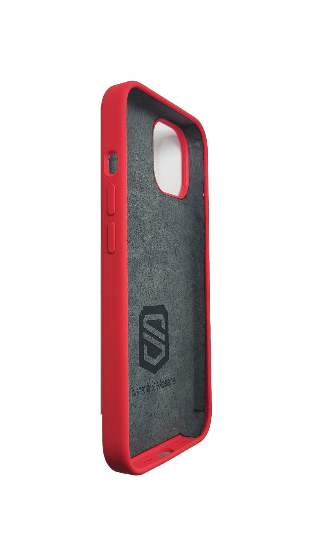 Left Red iPhone 14 Safe-Case with Anti-radiation EMF protection - Safe-Accessories