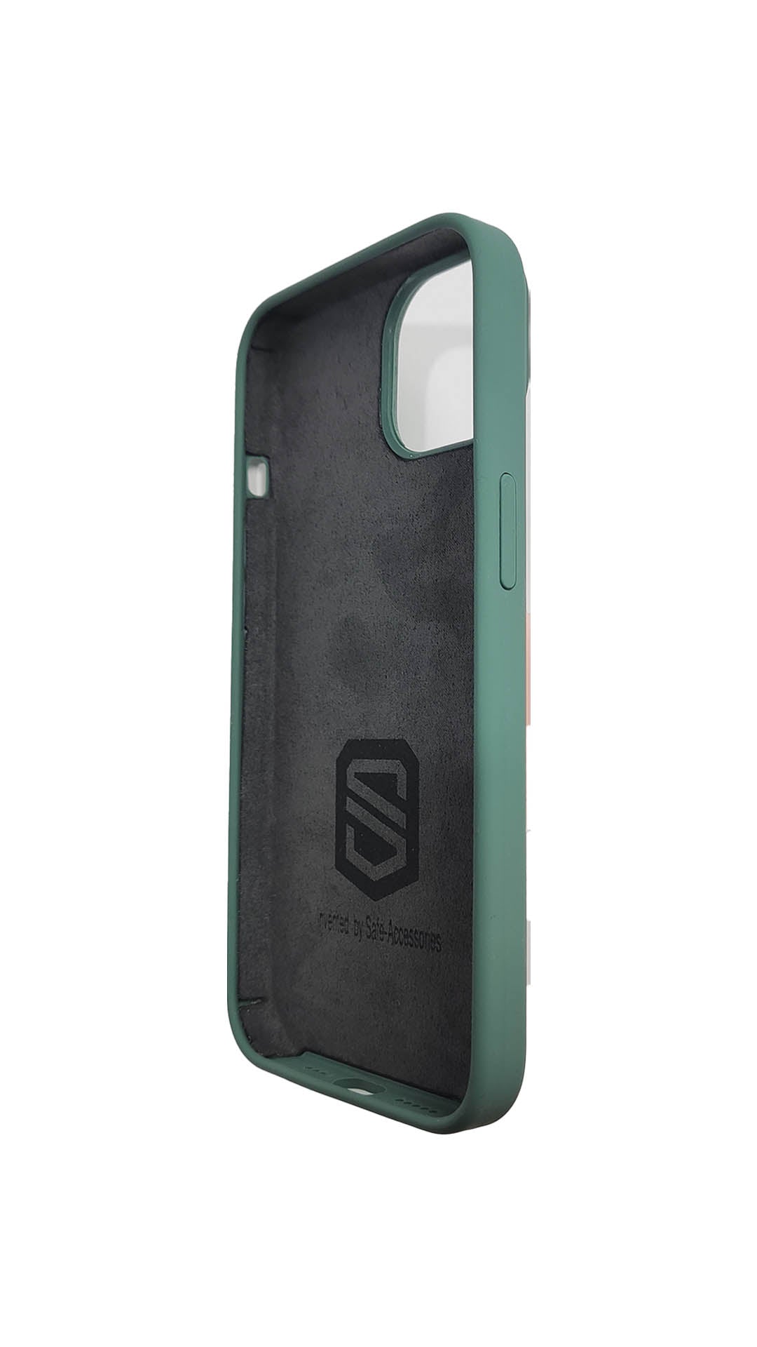 Right Green iPhone 14 Safe-Case with Anti-radiation EMF protection - Safe-Accessories
