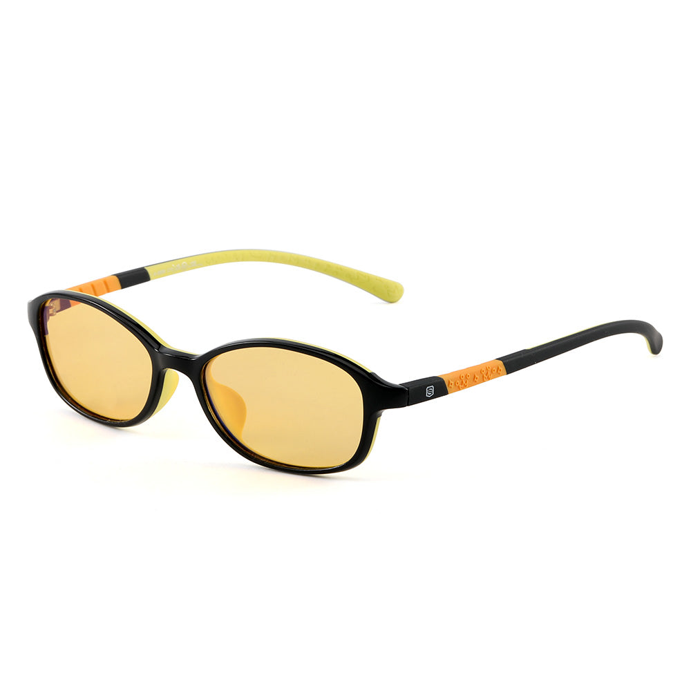 Yellow lens anti blue light glasses