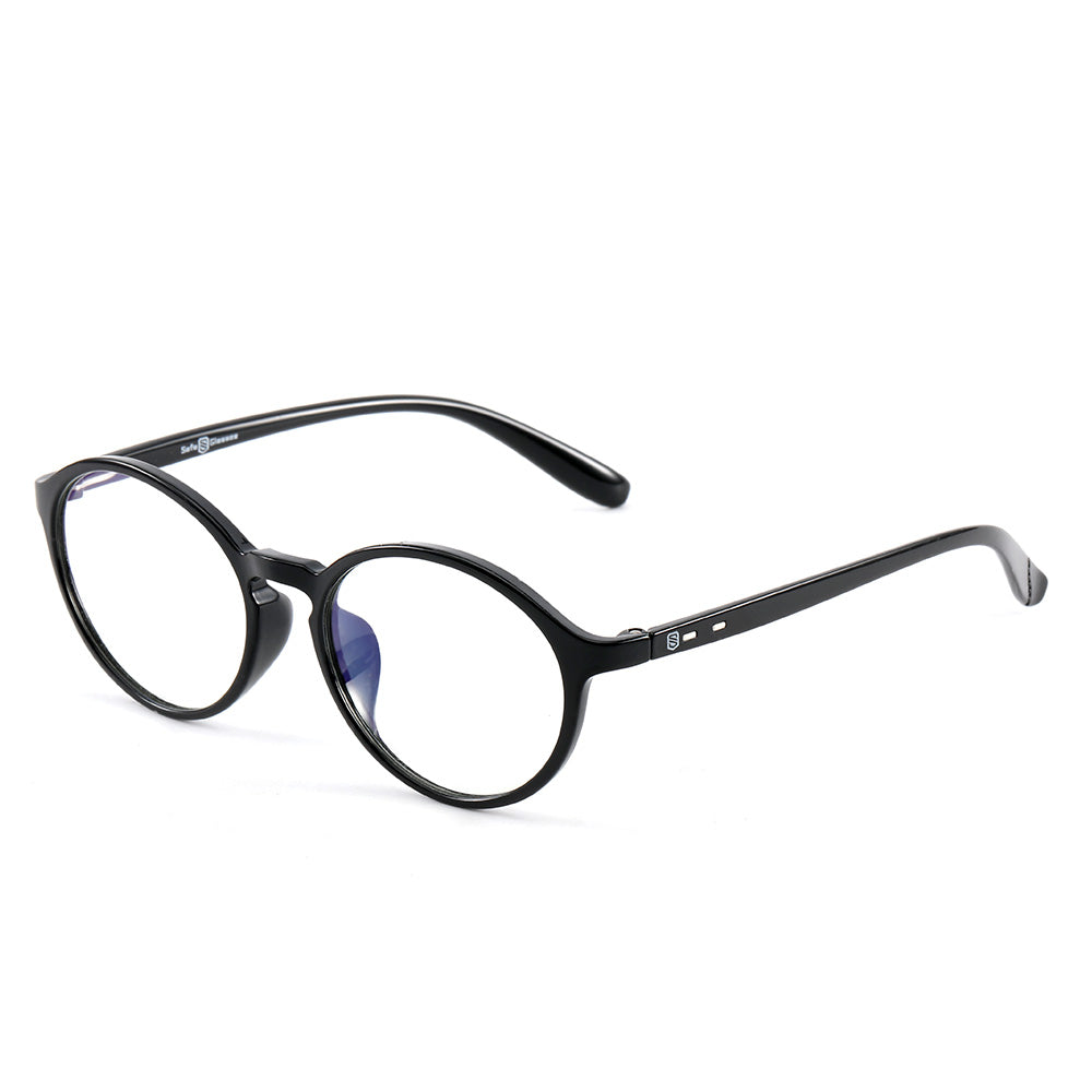 Anti-blue light glasses black opened