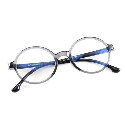 Safe-Glasses occhiali anti-luce blu con montatura rettangolare