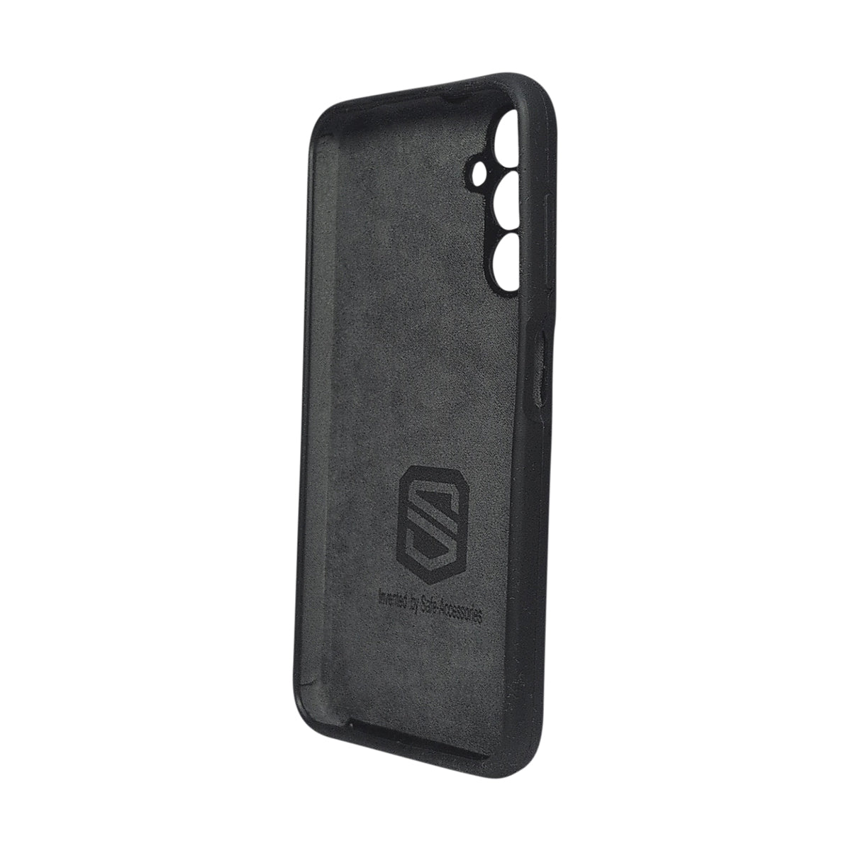inside view of phone case for Samsung A24 anti EMF black case 