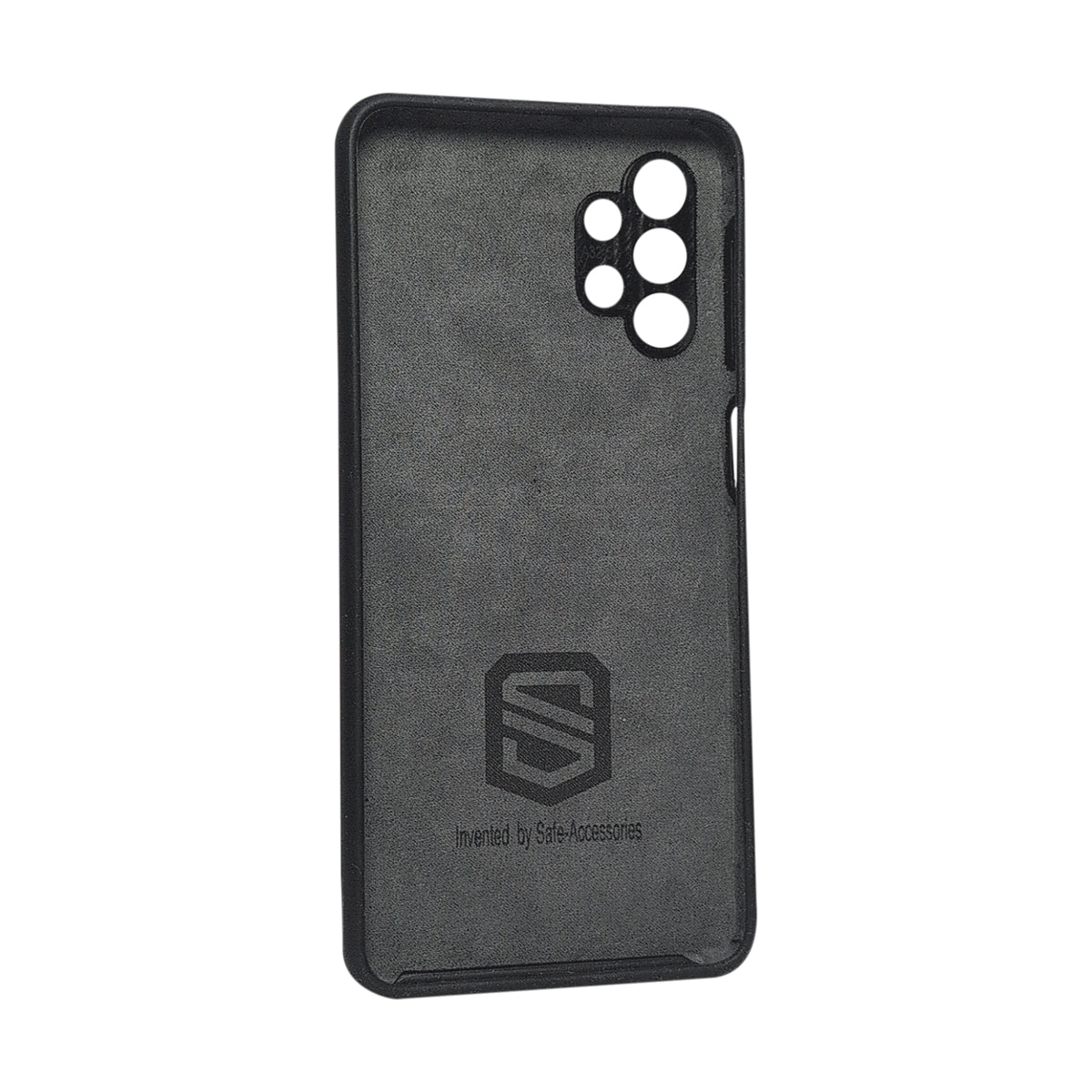 Samsung Galaxy A32 anti-radiation phone case interior view with precision camera openings