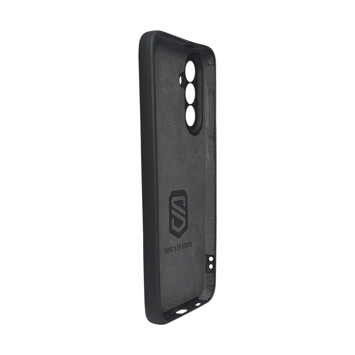 Inside of black Samsung Galaxy A36 Safe-Case with protective lining