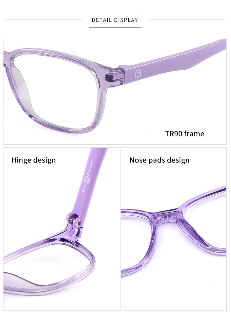 Lunettes de sécurité anti-lumière bleue pour enfants SA8140