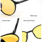 Yellow-lens safety glasses.