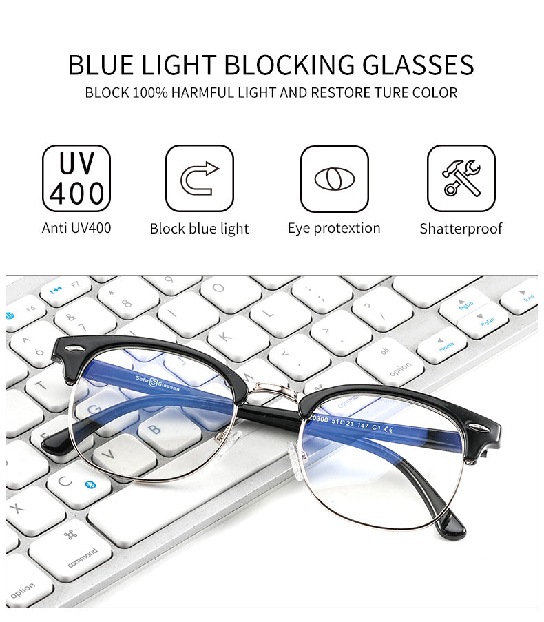 Safe-Glasses for desk work