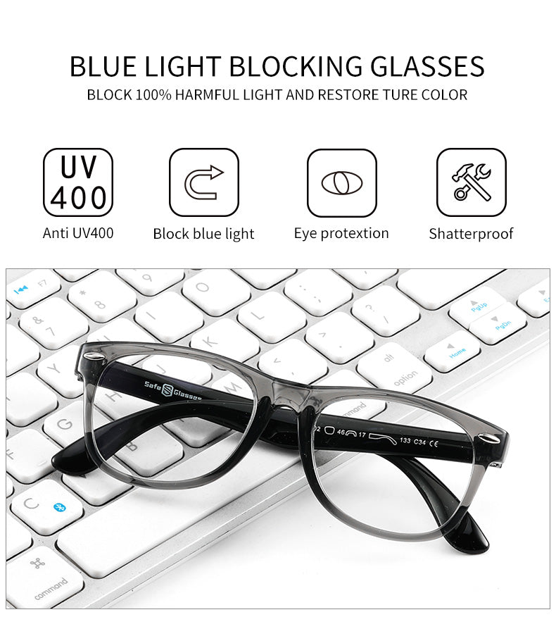 Lunettes de sécurité anti-lumière bleue pour enfants SA802