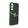 Dark green Samsung Galaxy A54 Safe-Case EMF protection phone case angled rear view