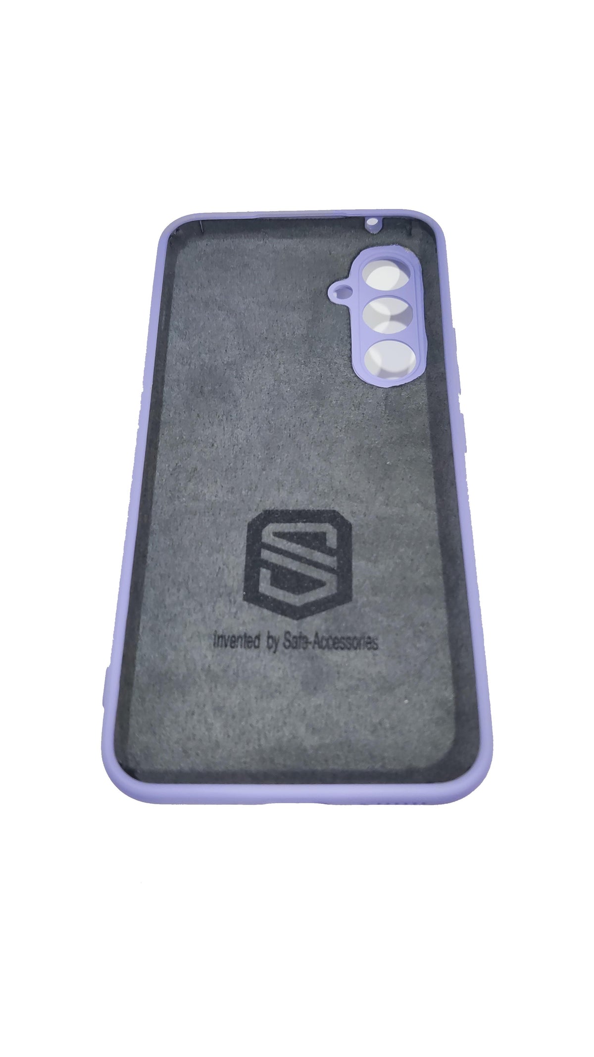 Lavender Samsung Galaxy A54 EMF protection phone case inside view