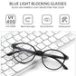 Stylish anti-blue light glasses.