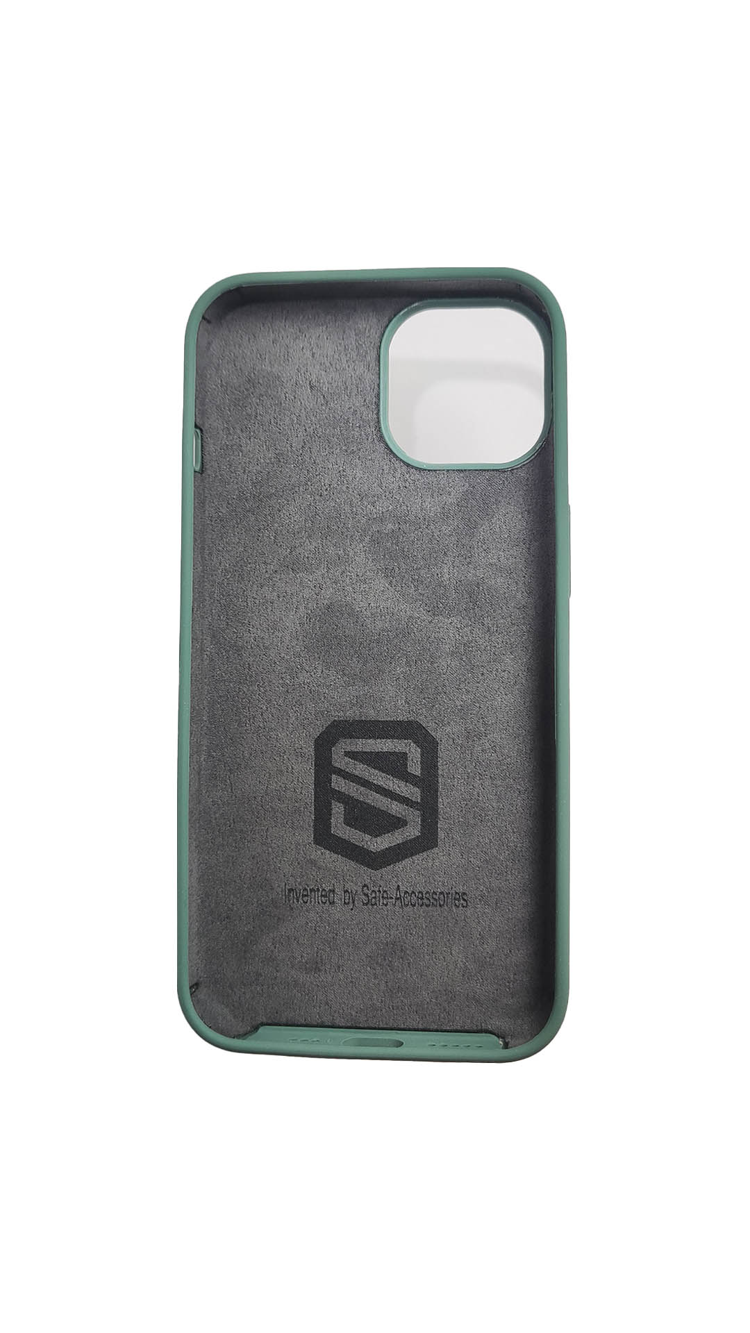 Front Green iPhone 14 Safe-Case with Anti-radiation EMF protection - Safe-Accessories
