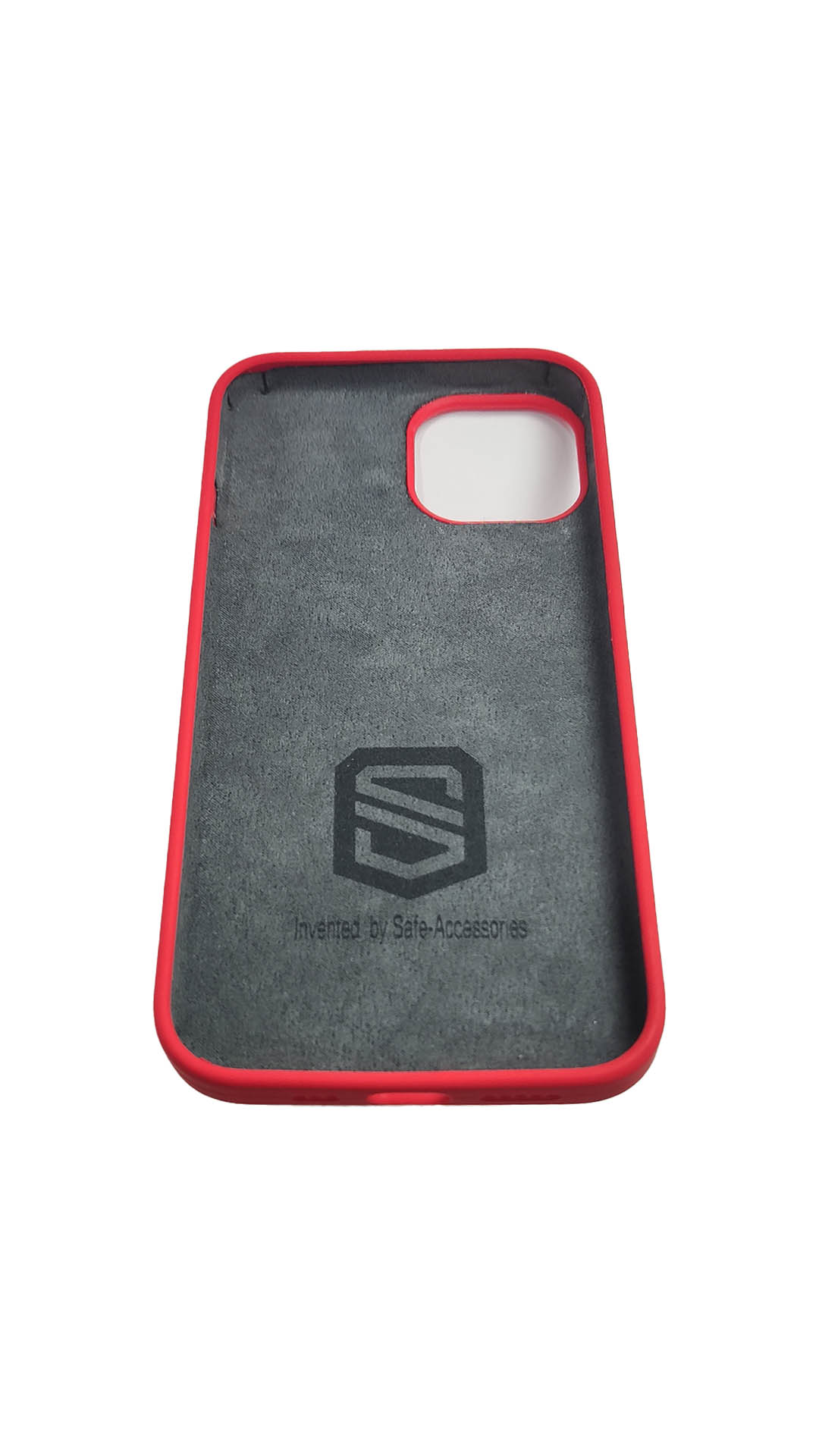 Front Red whole iPhone 14 Safe-Case with Anti-radiation EMF protection - Safe-Accessories